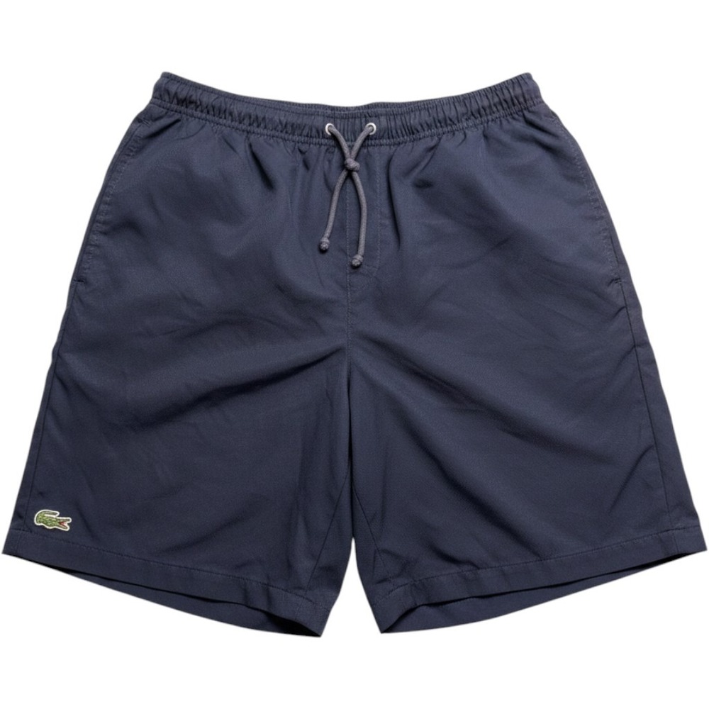 Lacoste Sport Mens Navy Blue Diamond Taffeta Swim Shorts Trunks US S FR 3